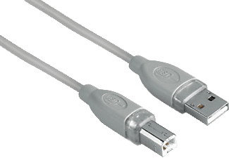 HAMA hama Cavo USB, 5 m - , 5 m, 480 Mbps, Grigio