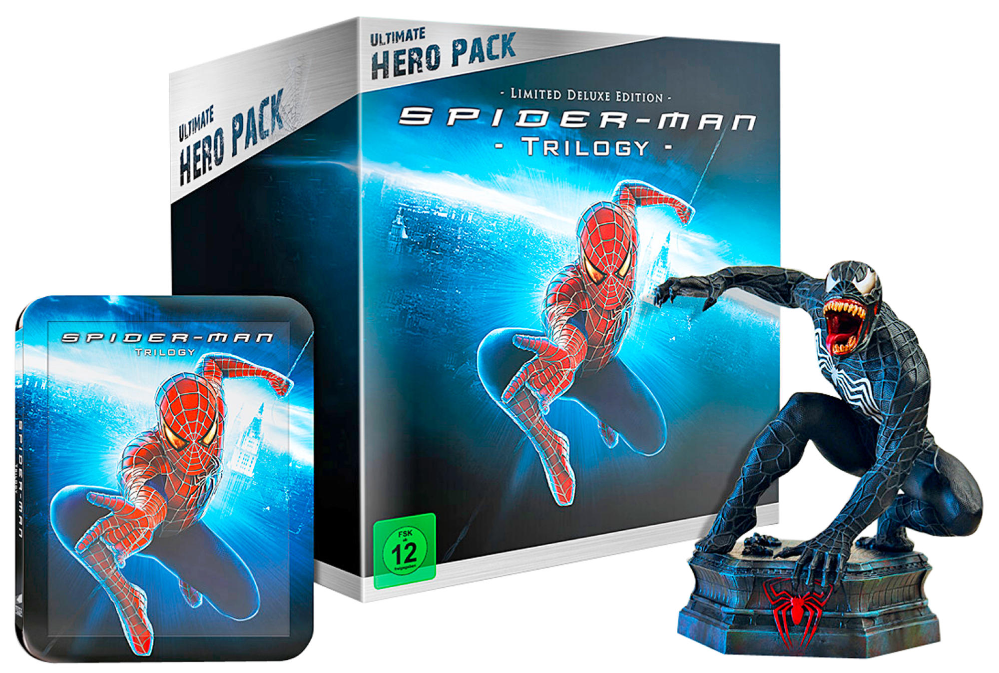 Spider-Man 1-3 (Ultimate Hero Pack inklusive 22 cm Figur) Blu-ray