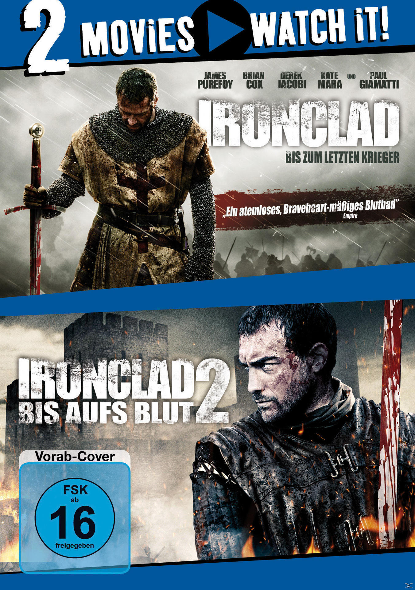 IRONCLAD 1/IRONCLAD 2 DVD