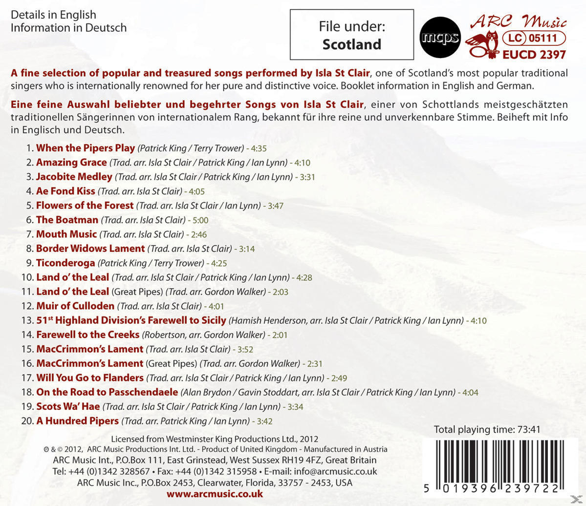 Isla St Clair - The Voice Of Scotland  - (CD)