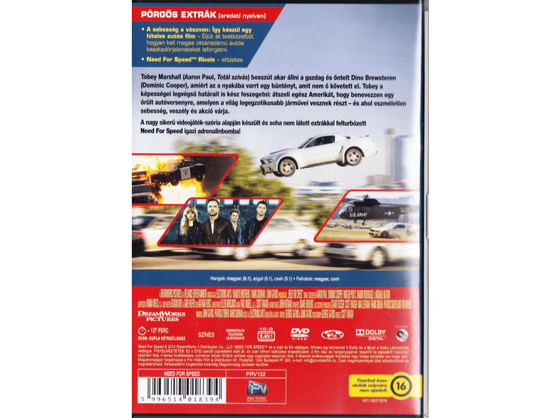 Need For Speed Dvd