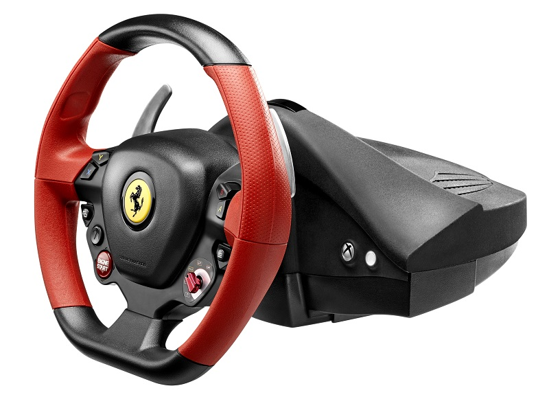 Series X|S), (inkl. One Spider Ferrari / Xbox Xbox Schwarz, Lenkrad, THRUSTMASTER 2-Pedalset, Rot 458