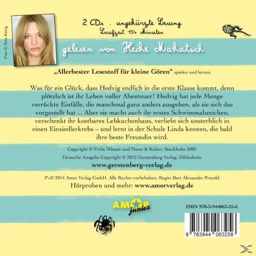 Buchcover mit Frauengesicht und Text auf Deutsch über die Abenteuer eines Mädchens.