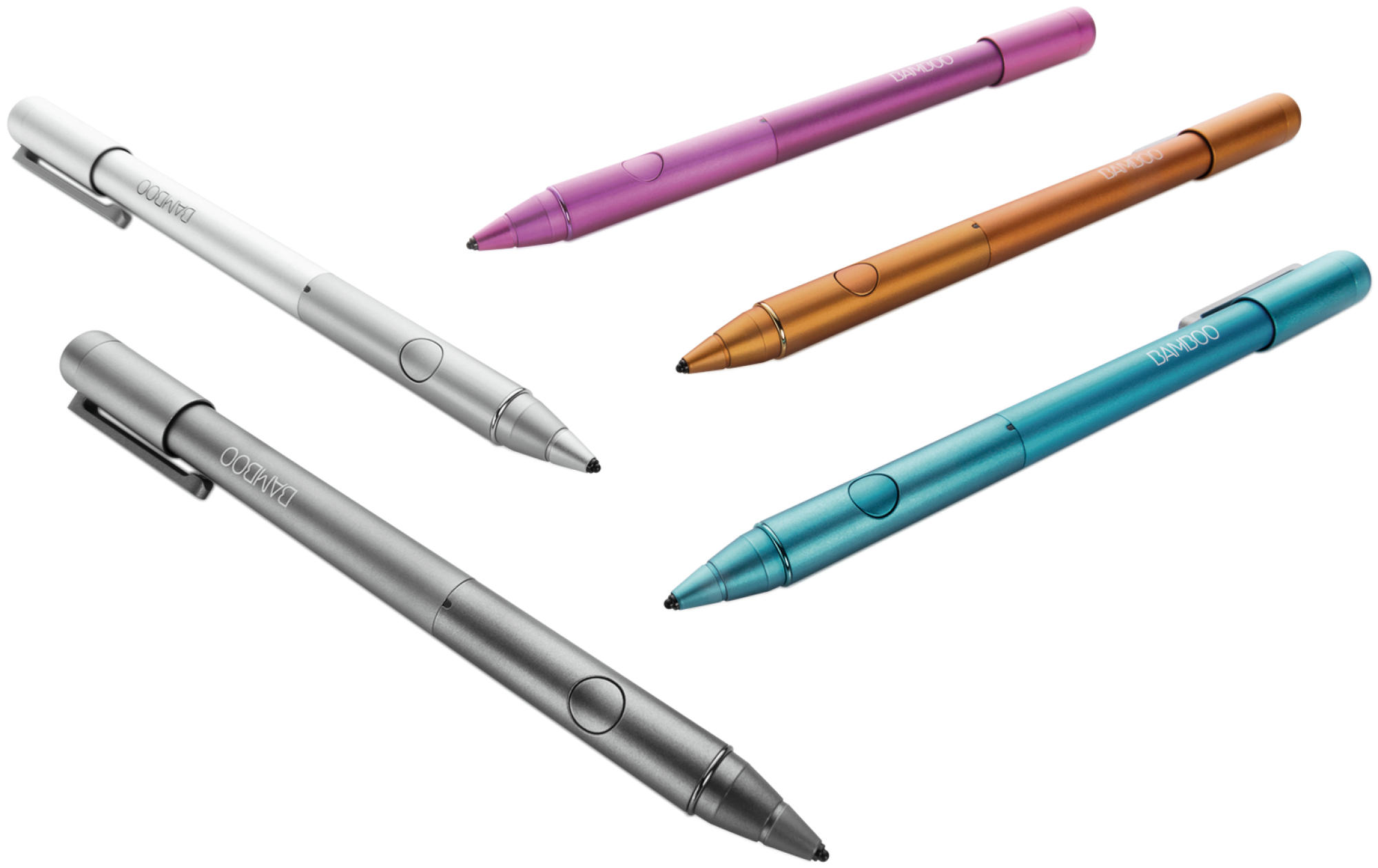 Stylus para iPad - Wacom Bamboo Stylus fineline, punta fina, color plata