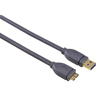 HAMA 125242 - USB-Kabel, 0.75 m, 5120 Mbit/s, Grau