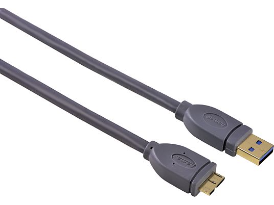HAMA 00125242 - Cavo USB, 0.75 m, 5120 Mbit/s, Grigio