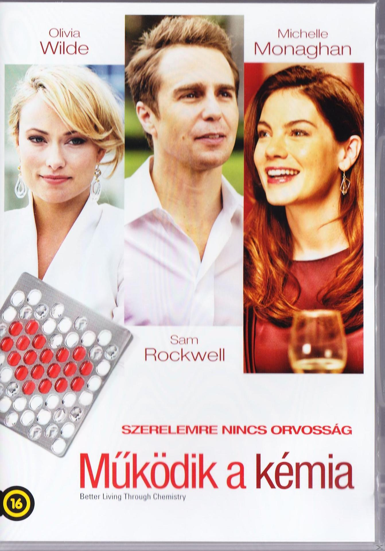 Film borító: Better Living Through Chemistry. Sam Rockwell, Olivia Wilde és Michelle Monaghan látható.