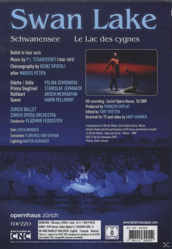 Polina Semioniva, Stanislaw Jermakow, Zurich Ballet - Swan Lake  - (DVD)