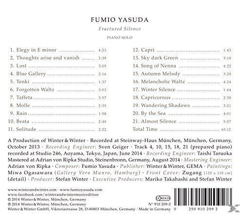 Fumio Yasuda - Fractured Silence  - (CD)