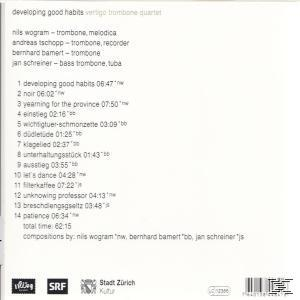 Vertigo Trombone Quartet - Developing Good Habits  - (CD)