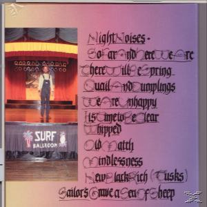 Albumcover mit handgeschriebenen Texten und einem kleinen Foto eines Mannes auf einer Bühne. Text in Schreibschrift.