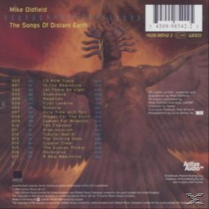 Albumcover mit einer Statue, Musiktext und einer Liste von Songs.