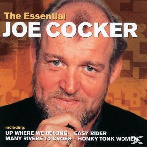 Joe Cocker arca a borítón. A "The Essential Joe Cocker" szöveg a tetején.
