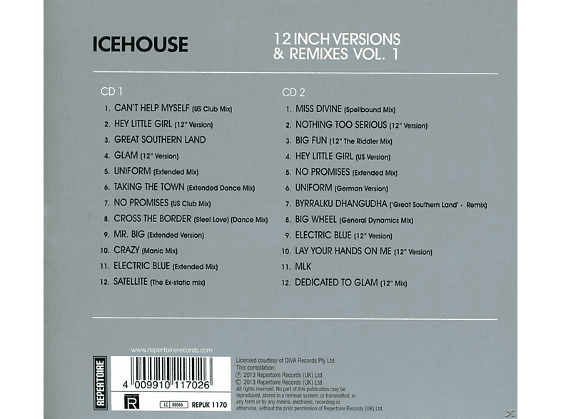 Thumbnail - Icehouse - The 12 Inches Vol.1 (CD)