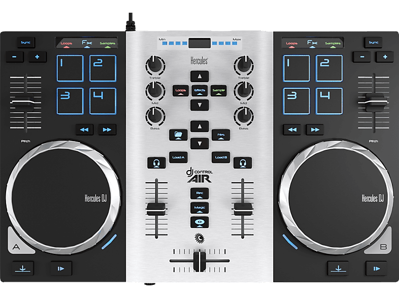 HERCULES DJ Control Air S Series (Air Control, 8 Pads, integr