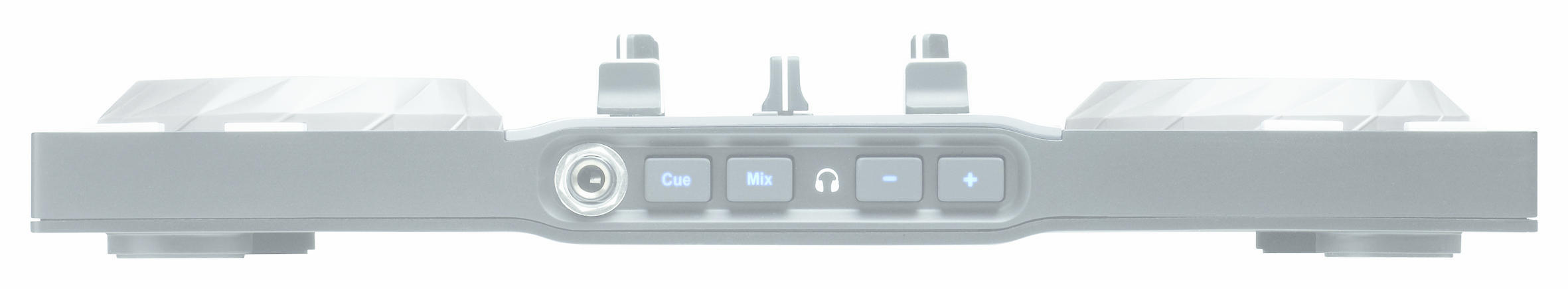 HERCULES DJ Control Air S Series (Air Control, 8 Pads, integr. Soundkarte, DJUCED 18°, PC / Mac) 2-Deck DJ Controller, Schwarz/Silber
