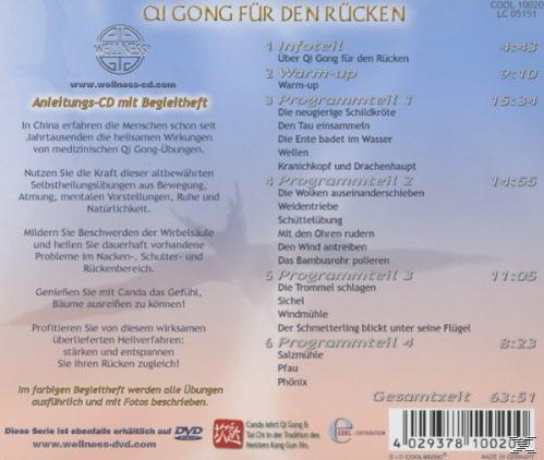 CD-Rückseite, Text, Listen und ein DVD-Symbol.