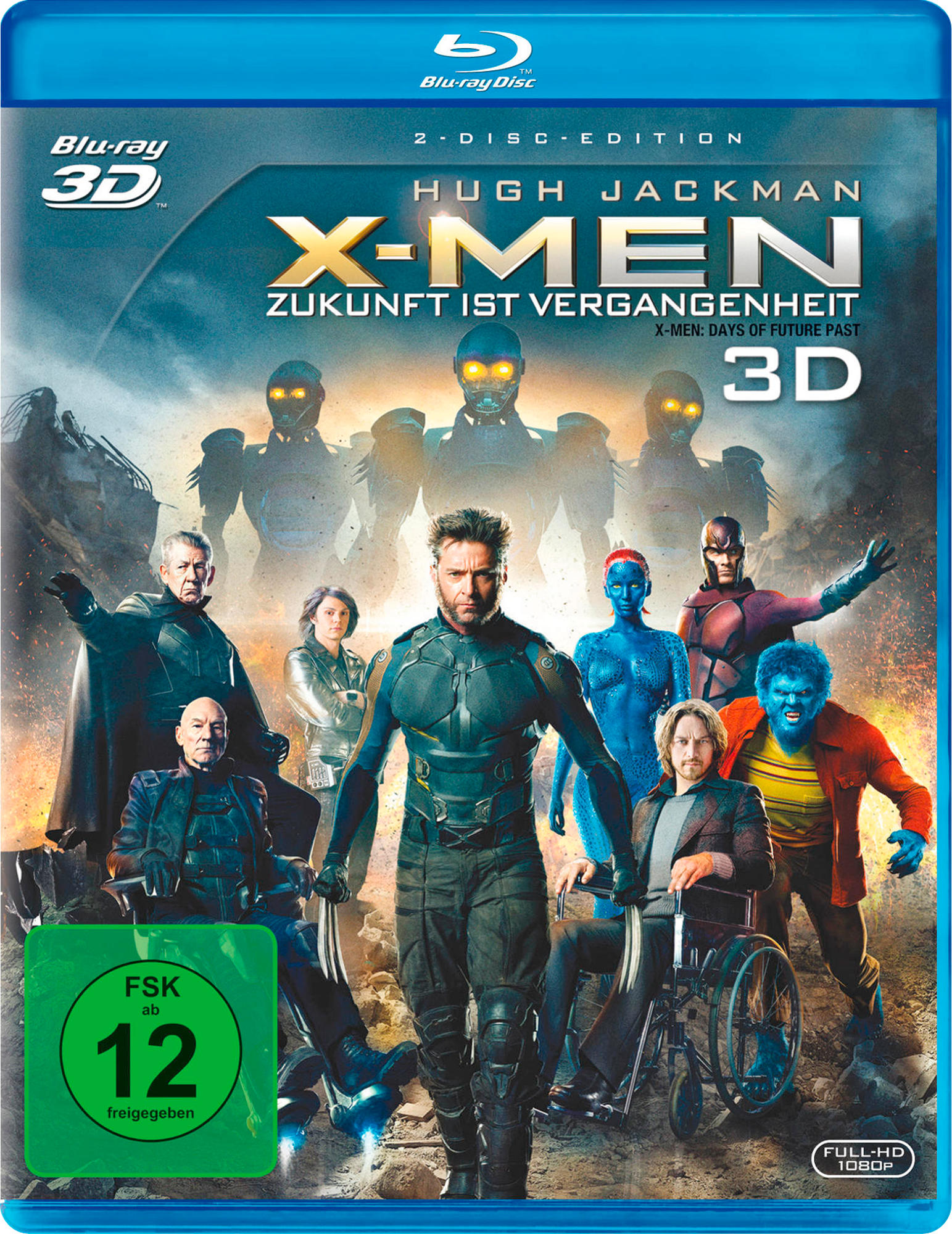 X-Men - Zukunft ist Vergangenheit 3D Blu-ray (+2D)
