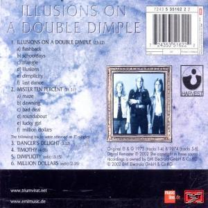 CD-Cover mit einem gerahmten Foto einer Band, mit hellblauem Hintergrund und Titelliste.