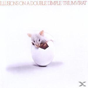 Albumcover: ein Hamster in einem Ei, Text 'Illusions on a Double Dimple'.