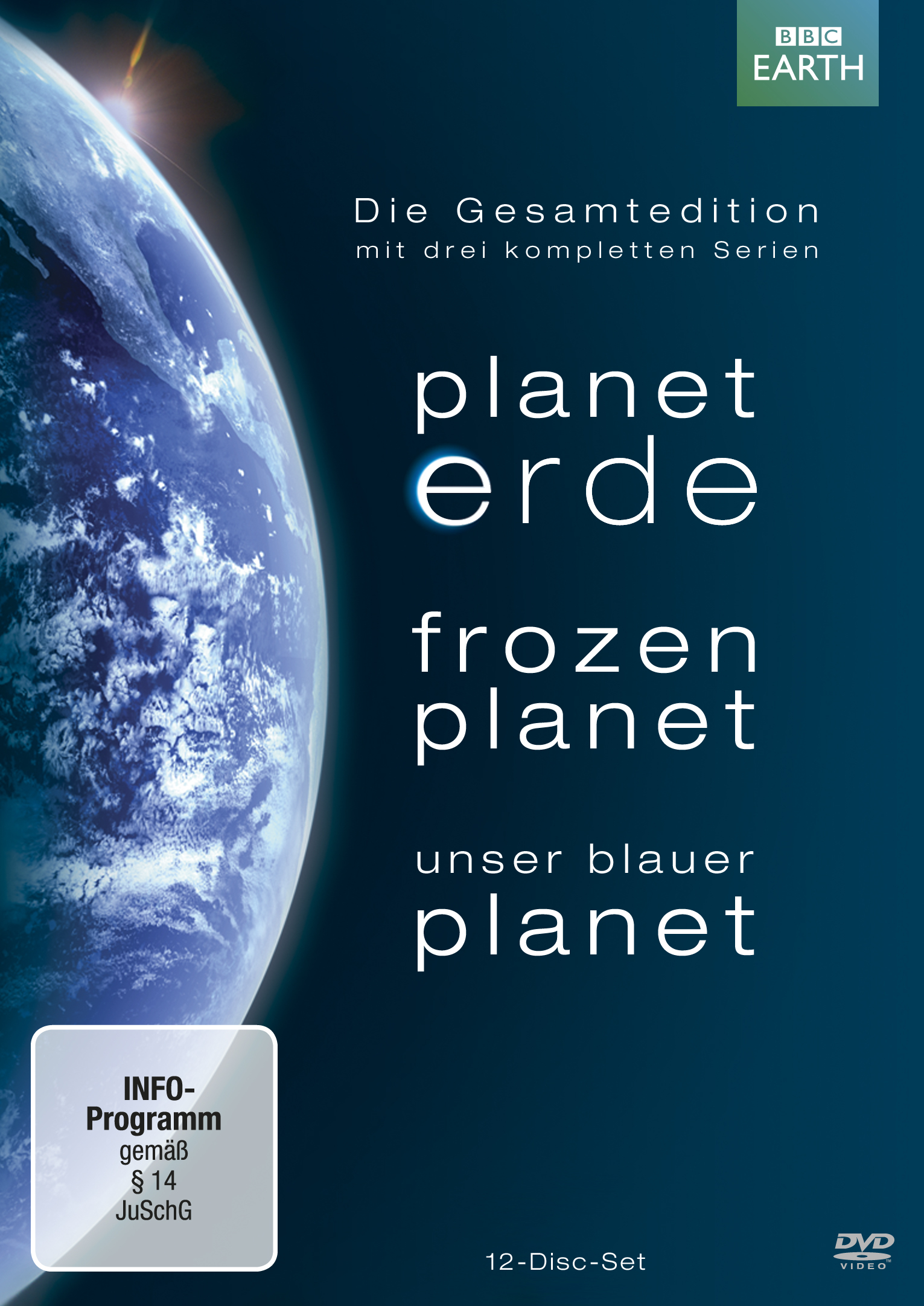 Planet Erde / Frozen Planet / Unser Blauer Planet DVD