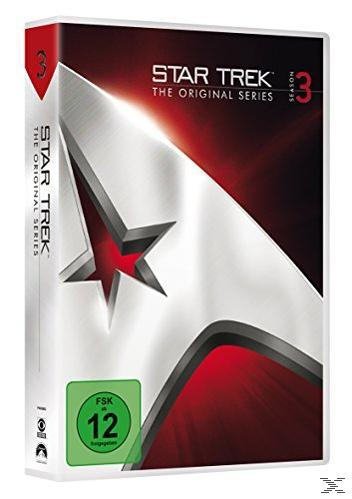 DVD-Box mit dem Titel: Star Trek. The Original Series und Staffel 3.