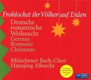 CD-Cover. Roter Hintergrund mit Text in Weiß und Gelb. Gelbe Stern-Dekorationen.