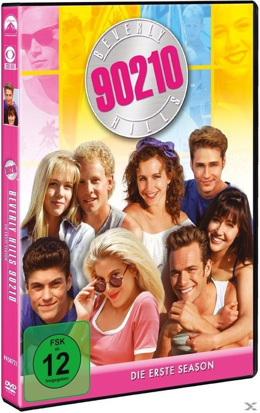 DVD-Cover von 'Beverly Hills 90210' mit Cast-Foto.