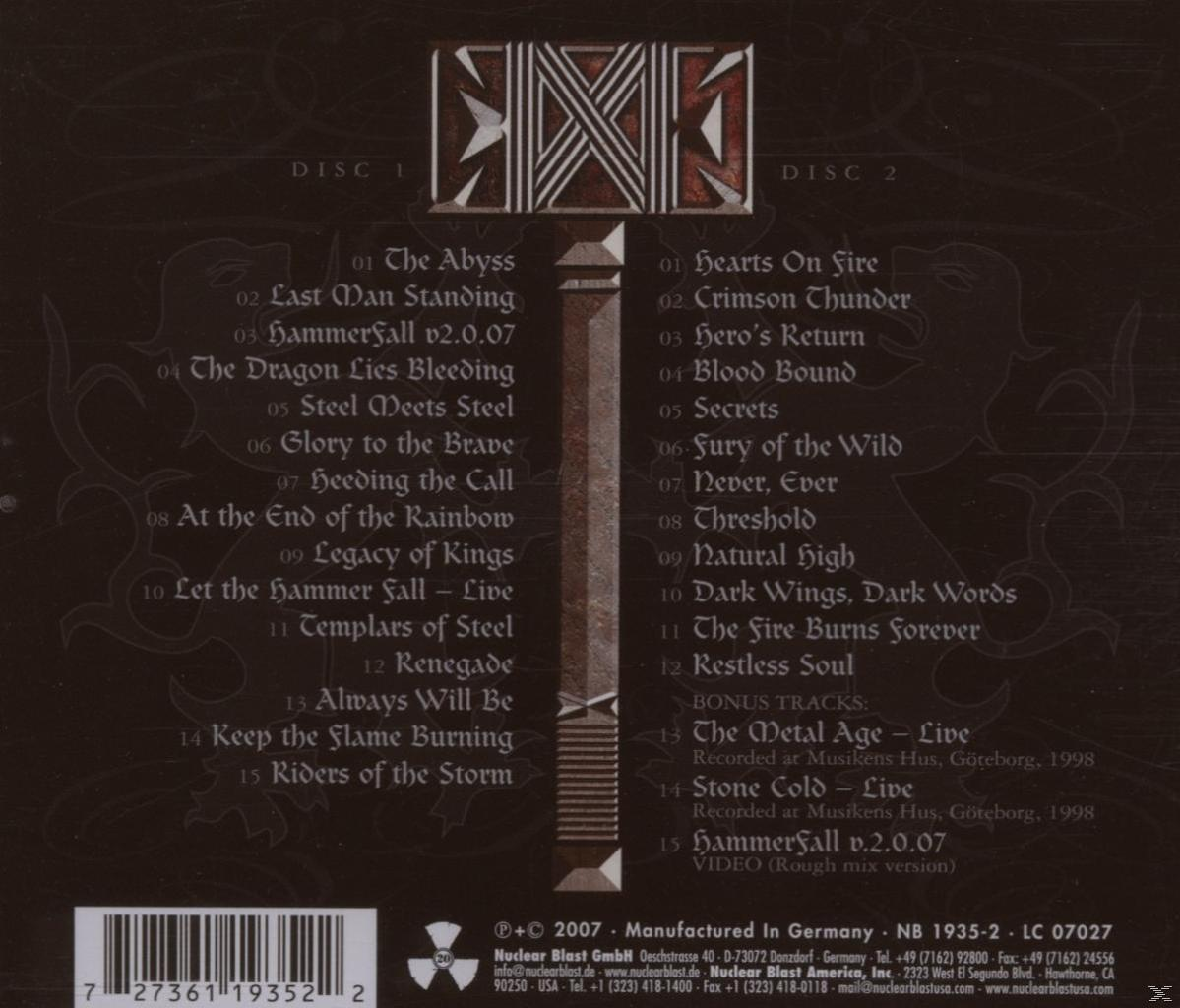 CD-Cover mit Titellisten und Album-Informationen.