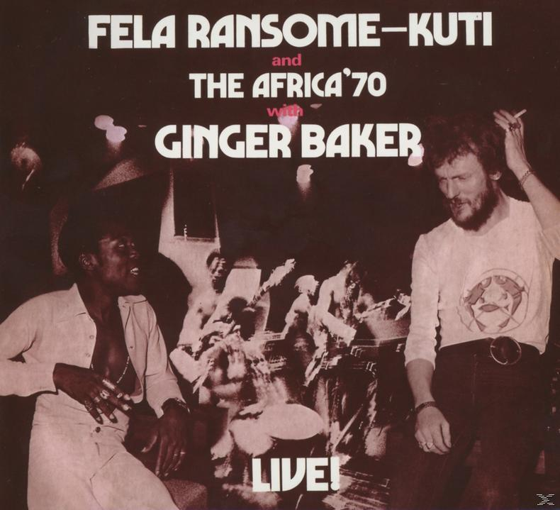 (CD) Fela Baker With - Kuti Fela Live (Remastered) - Ginger