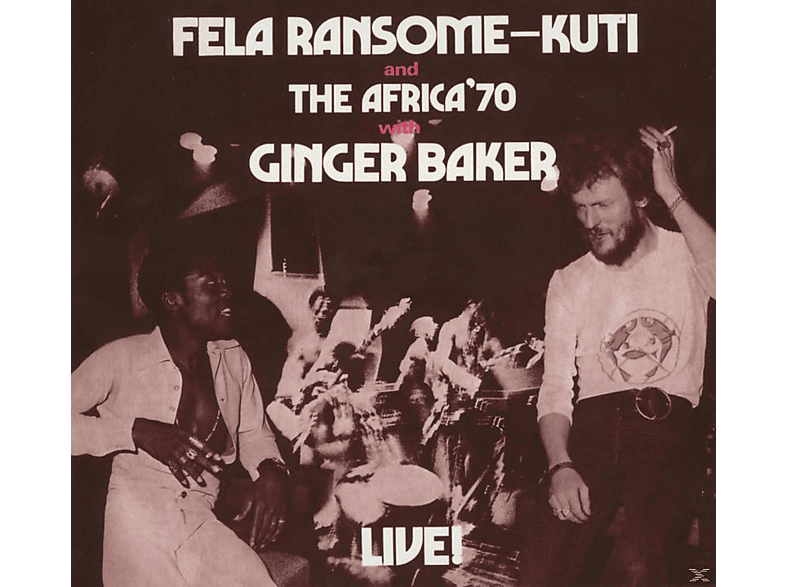 (Remastered) Live (CD) Fela Baker - - Kuti Ginger With Fela