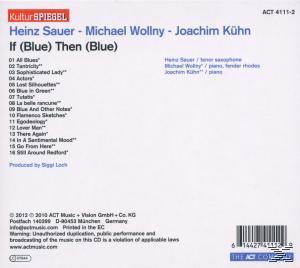 CD-Rückseite mit Songtiteln und Credits. Text: Heinz Sauer, Michael Wollny, Joachim Kühn.