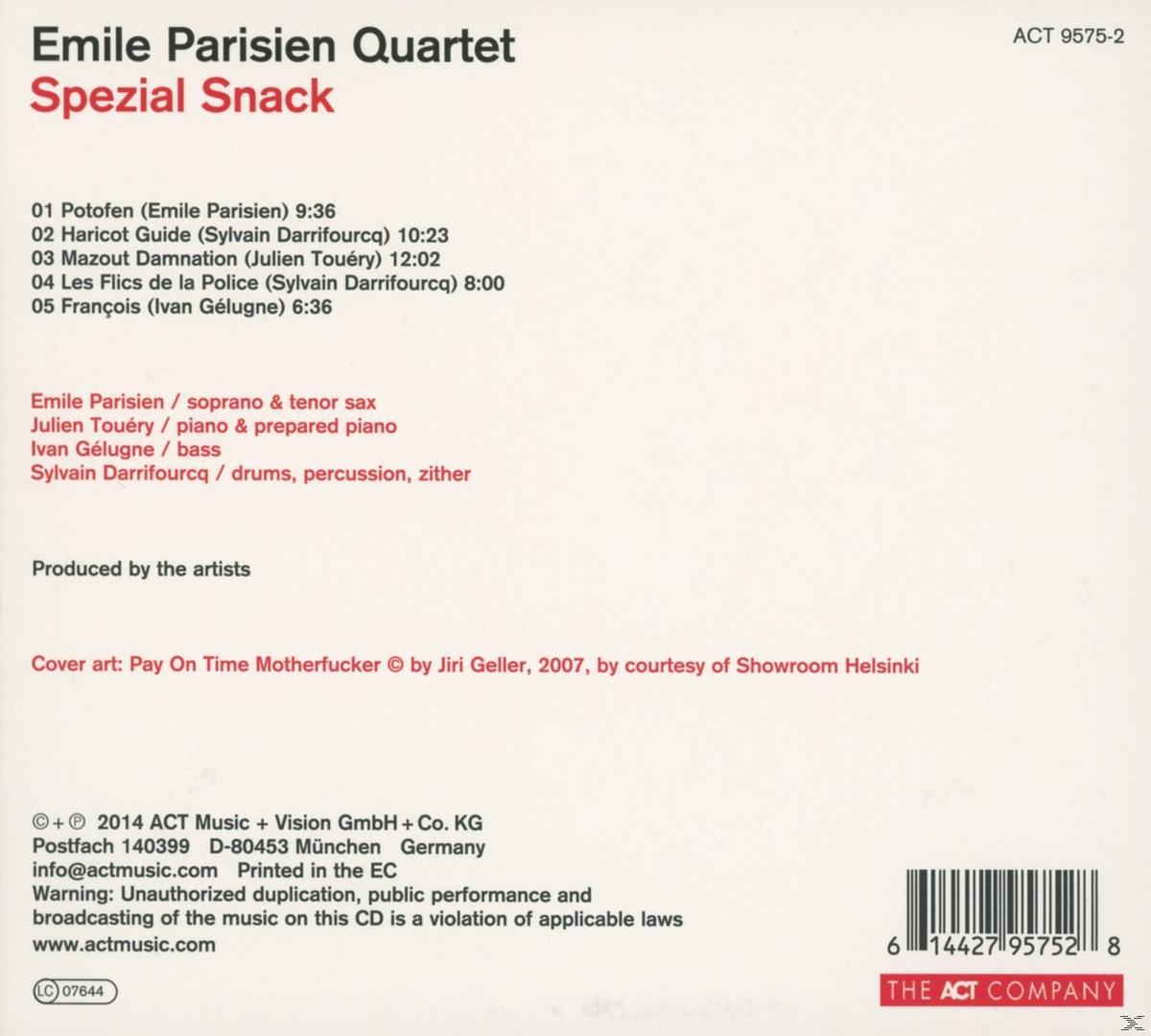 Emile Quartet Parisien - Spezial Snack  - (CD)