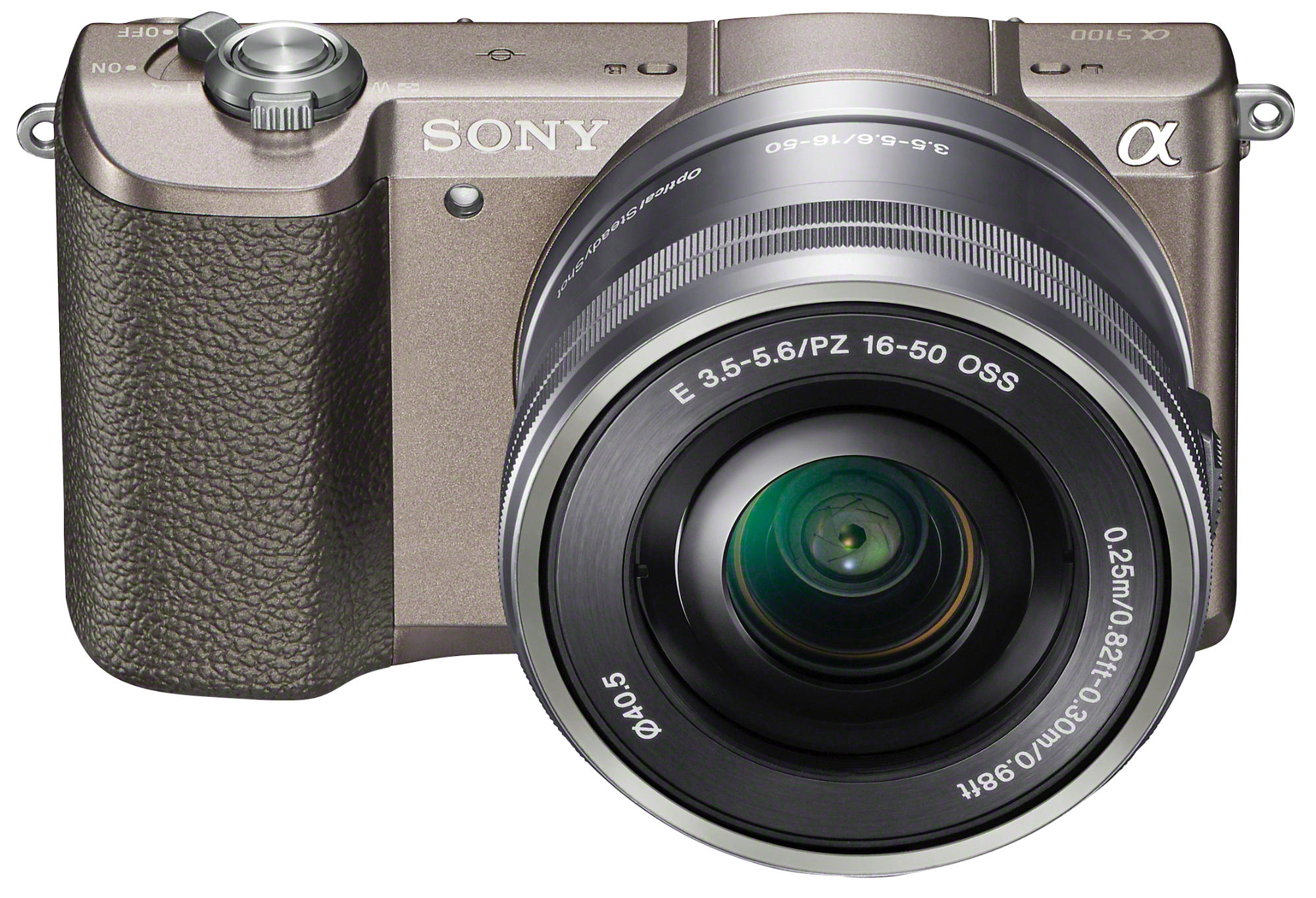 Cámara evil - Sony ILCE 5100LT + 16-50mm, Marrón, WiFi, NFC