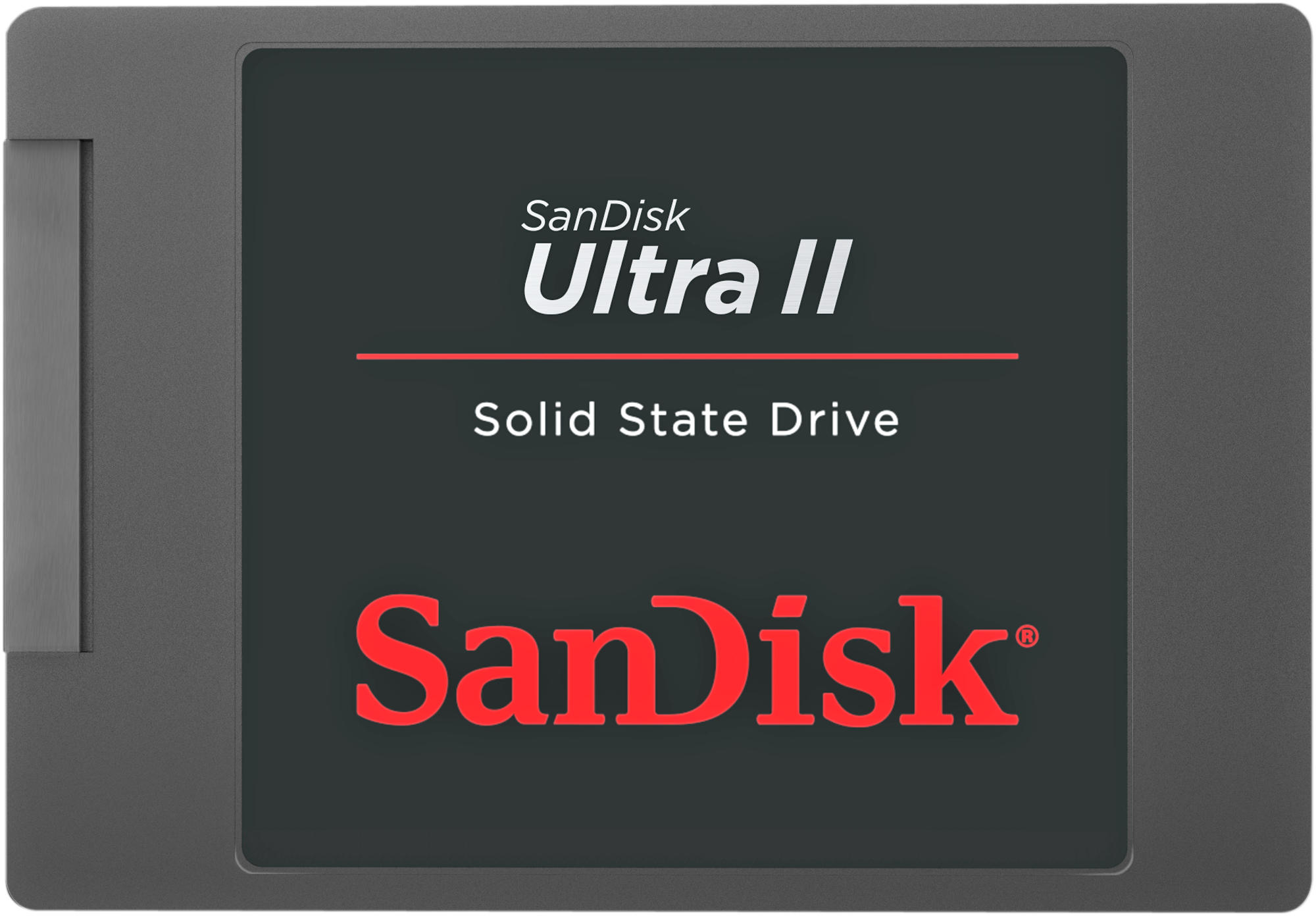 SANDISK Ultra II Festplatte, 480 GB SSD SATA 6 Gbps, 2,5 Zoll, intern