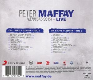 - (CD) - Peter das so Wenn Maffay ist-LIVE
