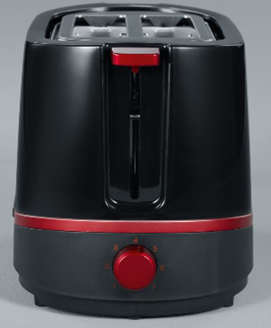 SEVERIN AT 2292 Toaster Schwarz (800 Watt, Schlitze: 2)