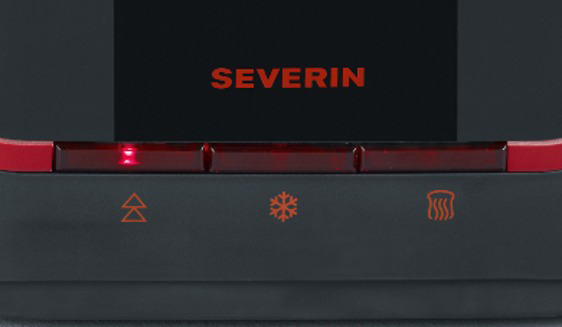 SEVERIN AT 2292 Toaster Schwarz (800 Watt, Schlitze: 2)