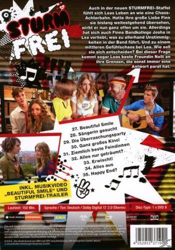 DVD-Cover, Personengruppe, cartoonartige Kunst und Text. Text auf Deutsch.