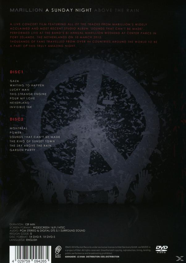 DVD-Hülle hinten mit Text, einem Logo und einem Graustufenbild.