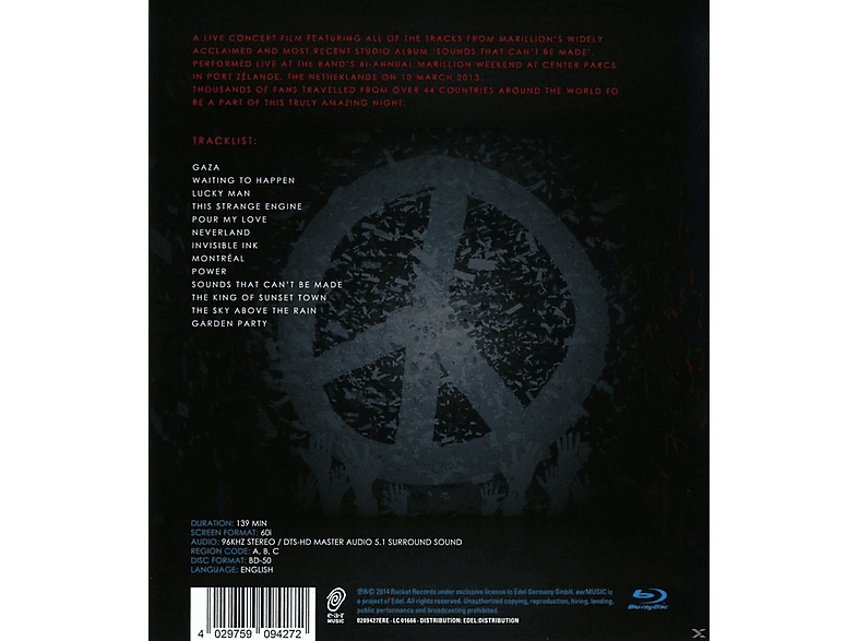 Thumbnail - Marillion - A Sunday Night Above The Rain (Blu-ray)