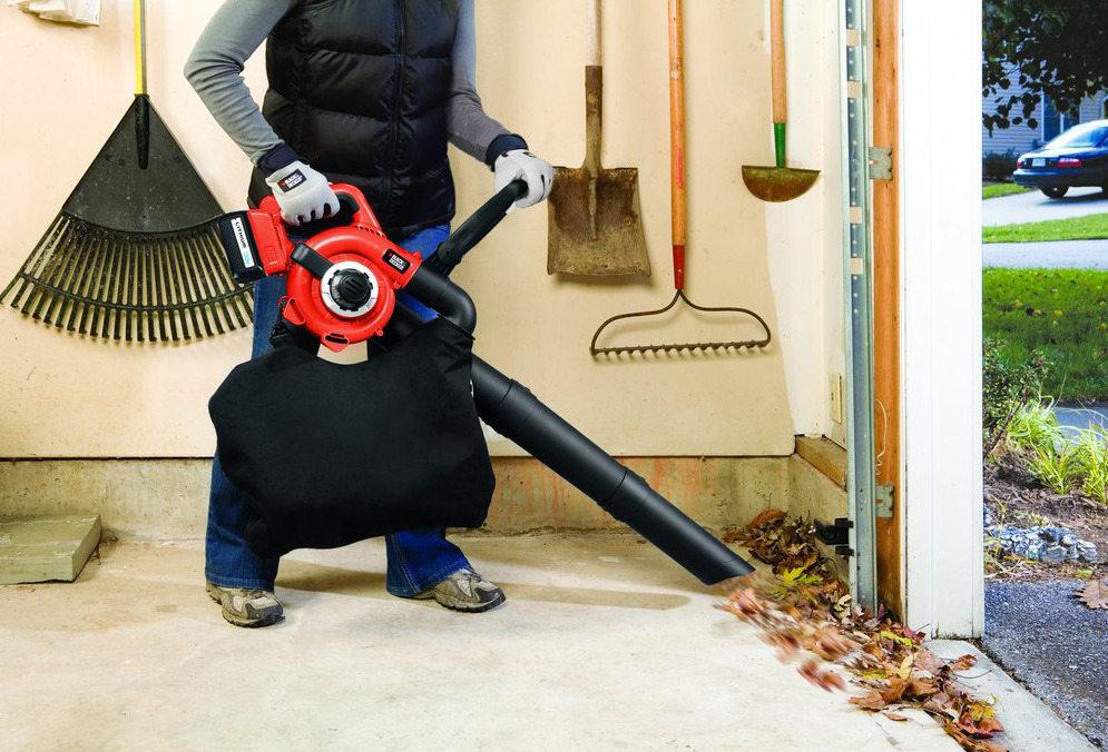 BLACK+DECKER GWC 3600 L20 Laubsauger Orange/Schwarz
