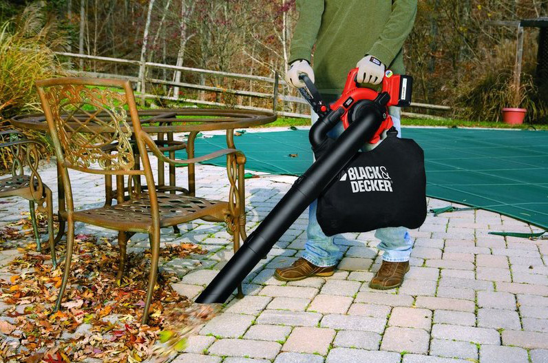 BLACK+DECKER GWC 3600 L20 Laubsauger Orange/Schwarz