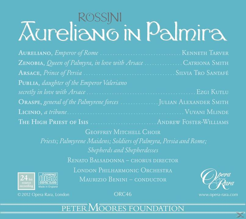 VARIOUS, The London Philharmonic Orchestra - Aureliano in Palmira  - (CD)
