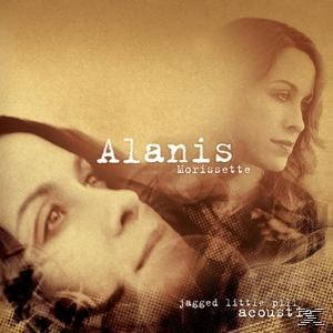Alanis Morissette Albumcover, zwei Gesichter überlappen sich, Sepia.