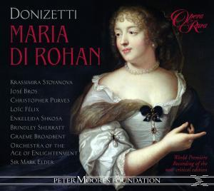 Eine Frau in einem historischen Kleid auf einem CD-Cover. Der Titel ist rot. Der Hintergrund ist eine Mischung aus Farben.