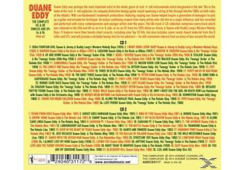 Duane Eddy - The Complete Us & Uk Singles And Eps As & Bs - 1955-1962  - (CD)