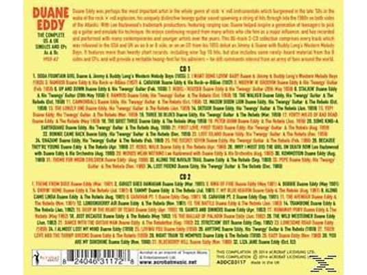 Duane Eddy - The Complete Us & Uk Singles And Eps As & Bs - 1955-1962  - (CD)