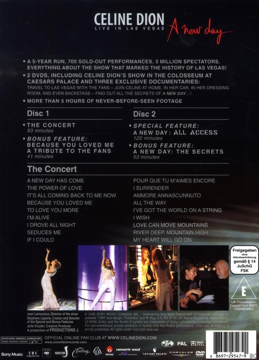 New In Vegas Céline (DVD) Dion Las - Live - - Day A