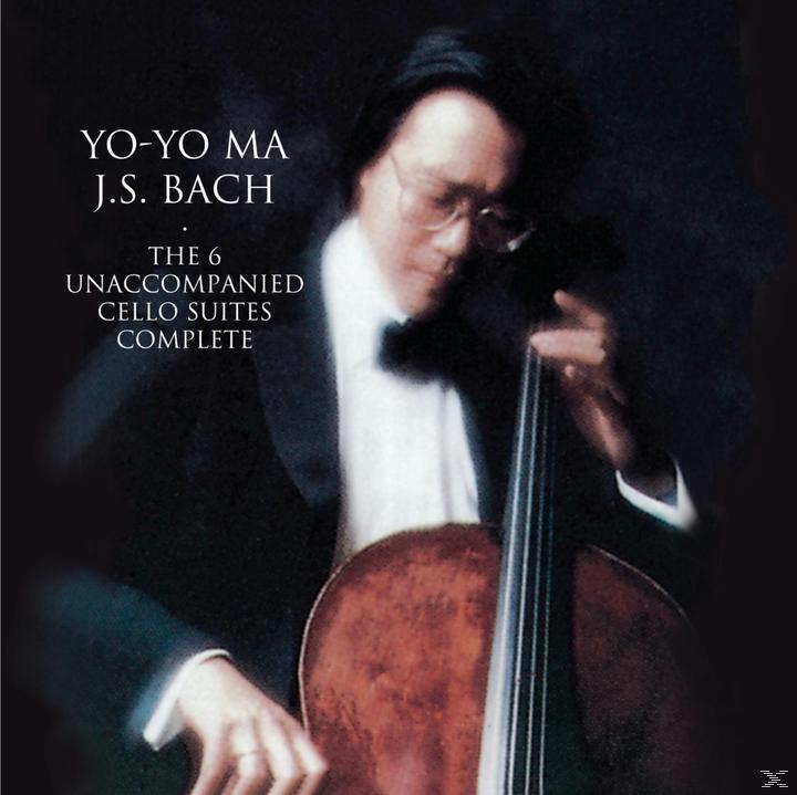 Yo-Yo Ma, Bach album borítója. Csellózik szmokingban.